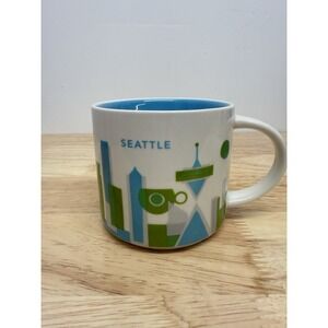 Starbucks Coffee Mug SEATTLE You Are Here Collection 2015 Ceramic 16‎ oz #14